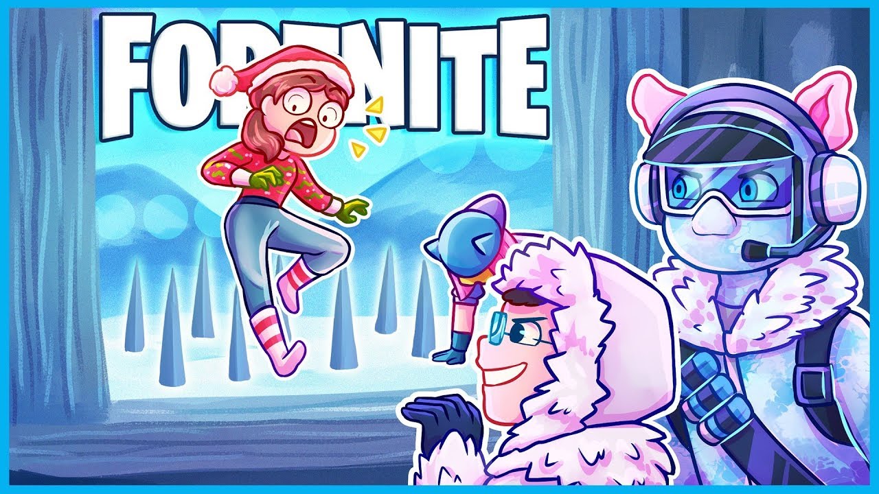*NEW* HIDDEN SNOW SPIKE TRAP in Fortnite: Battle Royale! (Fortnite Funny Moments & Fails)