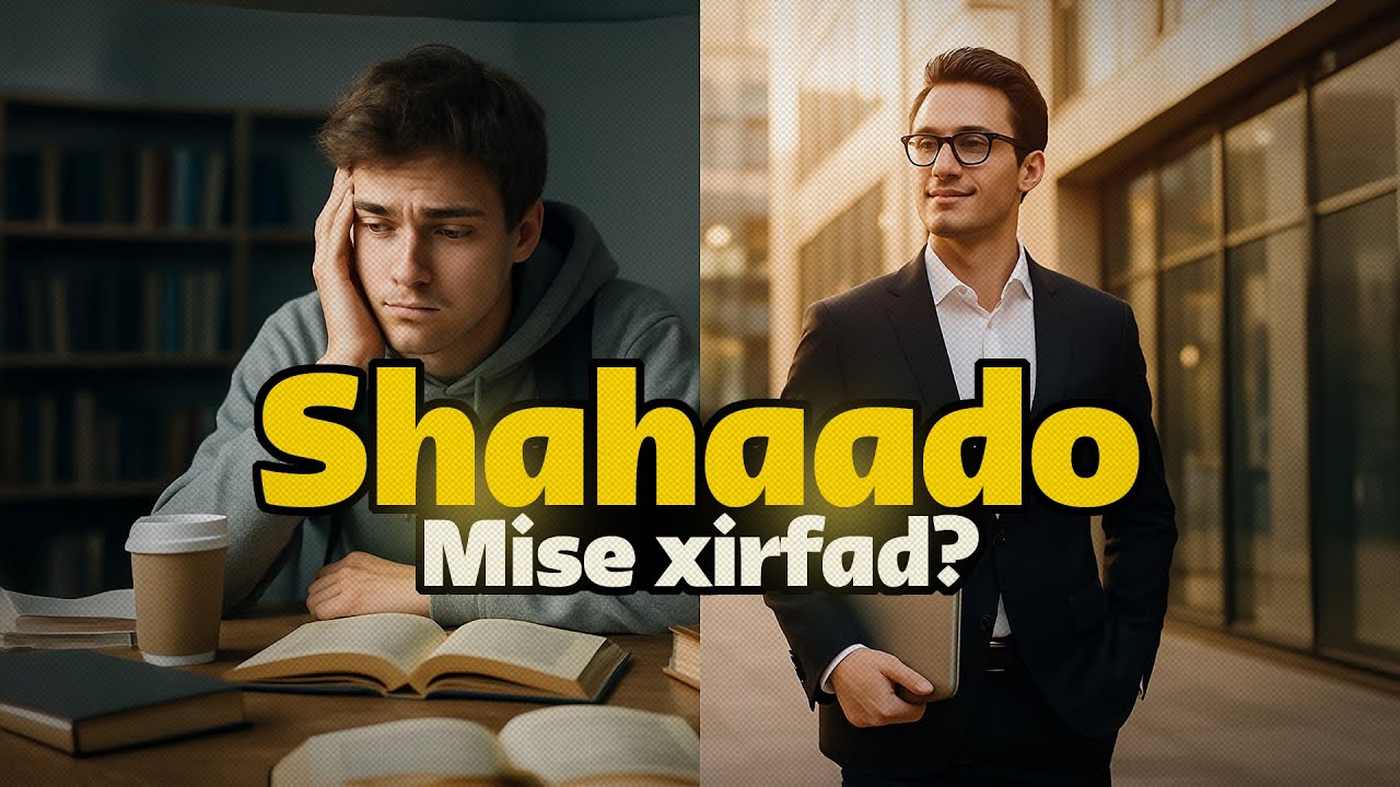 Muxuu yahay farqiga u dhexeeya Barashadda xirfad iyo Qaadashadda Shahaado jaamacdeed?