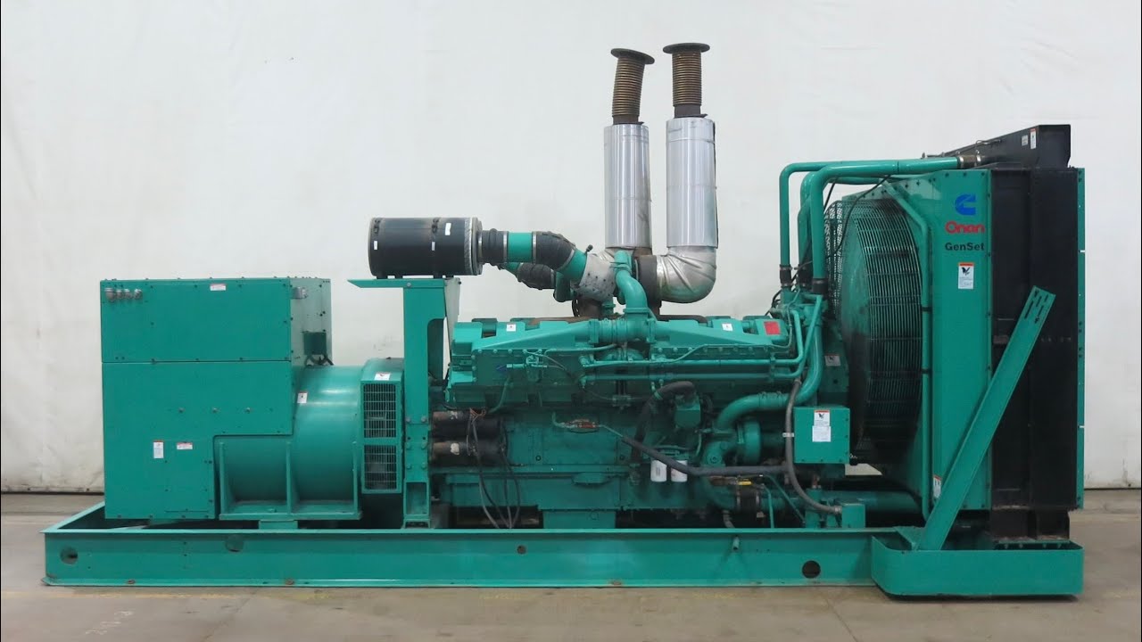 Cummins DFLE 1500 kW diesel generator.  Cummins KTA50-G9 engine, 227 Hrs, Yr 1999 - CSDG # 4680