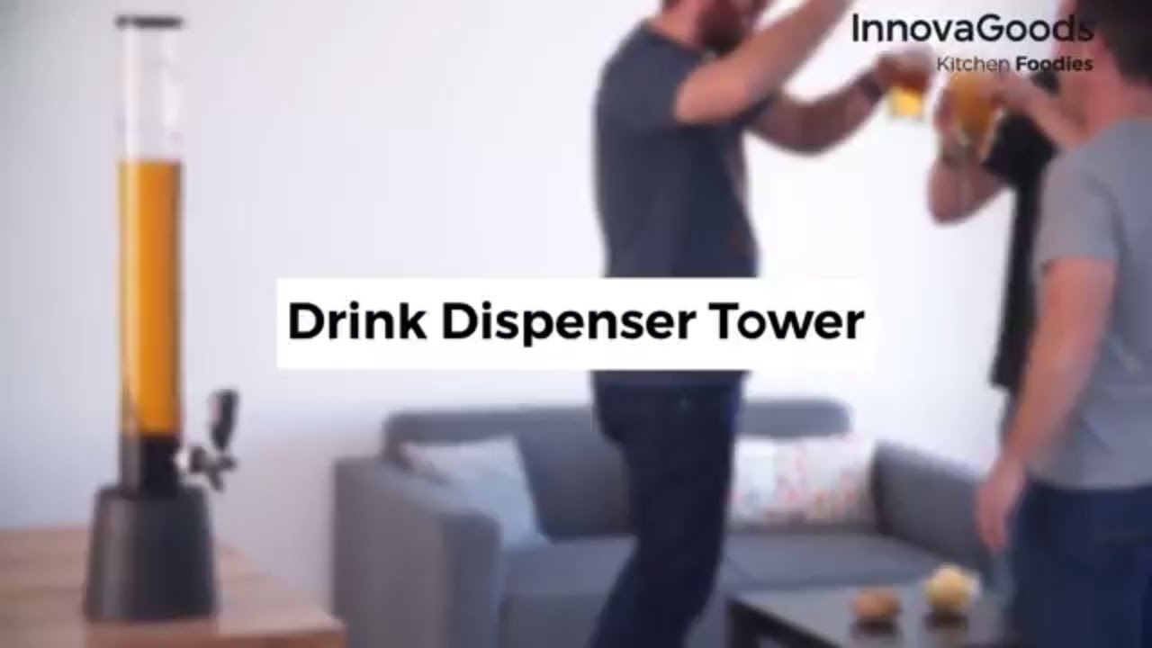 InnovaGoods Kitchen Foodies Tower beer dispenser