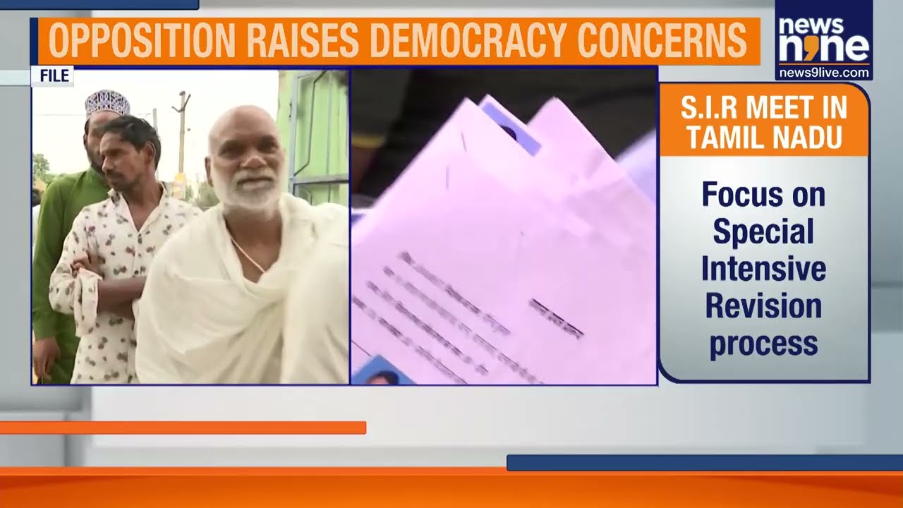 Tamil Nadu SIR Meeting Today | DMK Alleges BJP Influence on Election Commission | News9