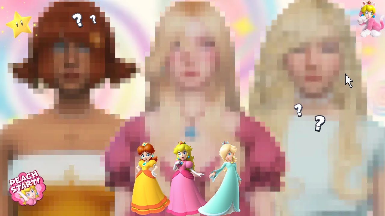 ☆ Super Mario Princesses As Sims ⭐👑| Sims 4 CAS ☆