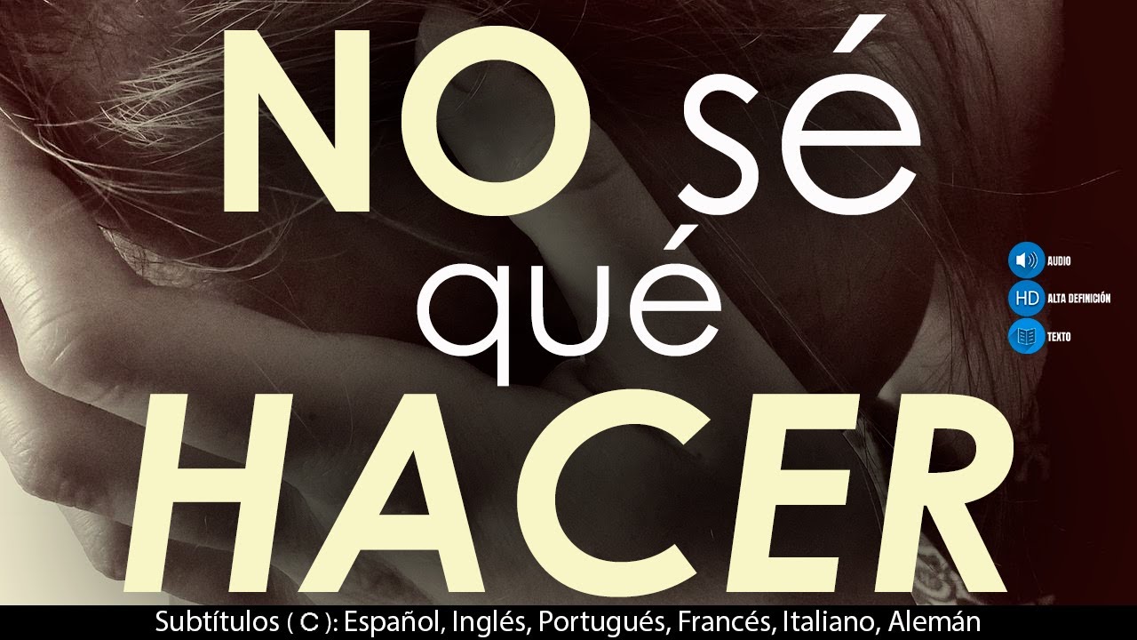 5 Cosas que debes HACER si NO sabes qué hacer.