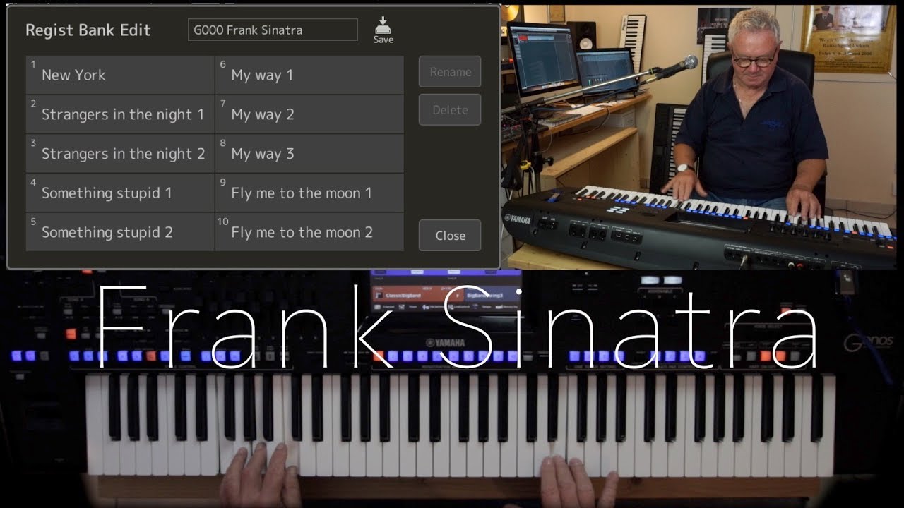 Genos - Registrierungen Frank Sinatra Medley