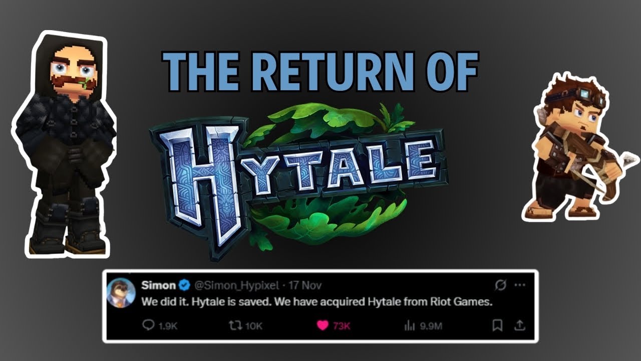 THE RETURN OF HYTALE!