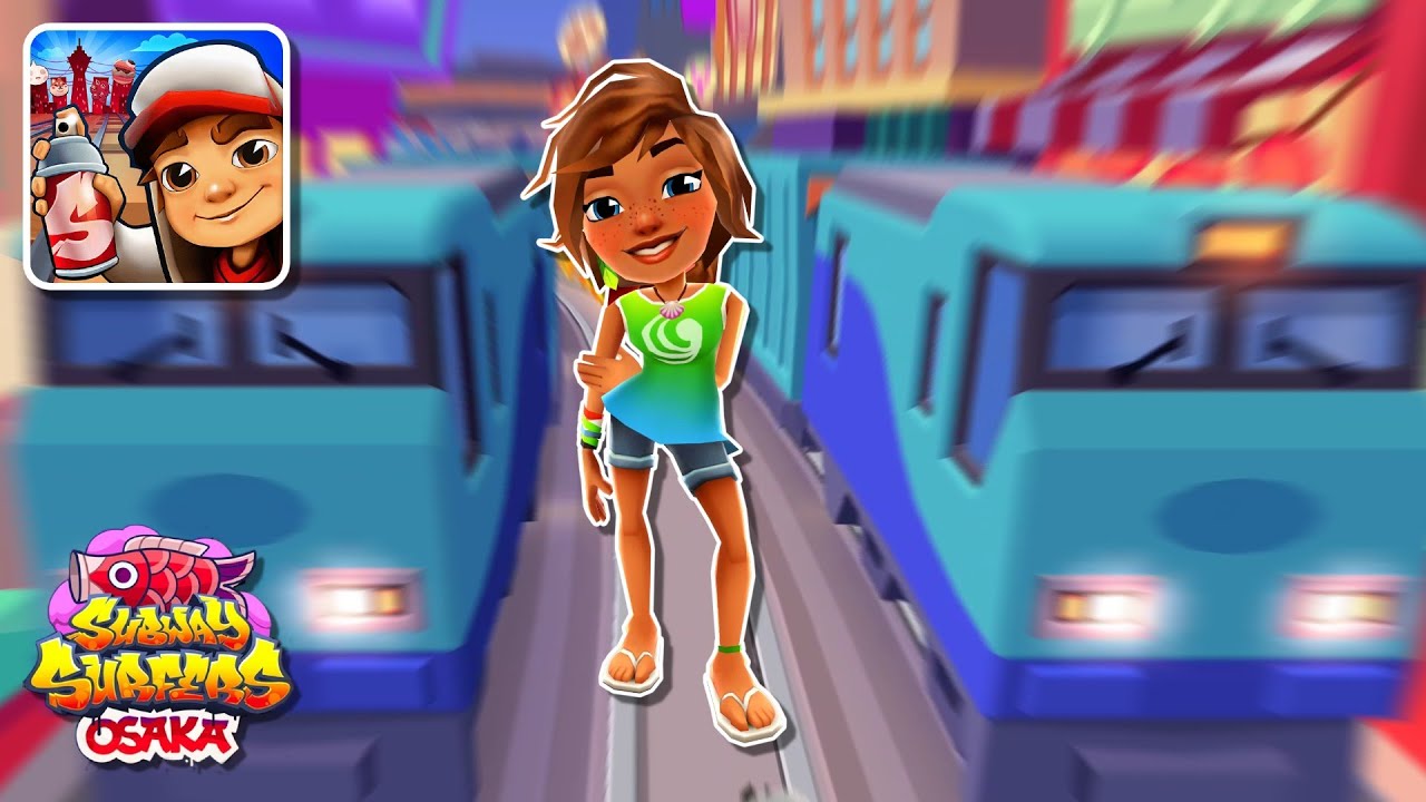 Subway Surfers Osaka 2025: 20 Minutes Gameplay with Kim Shredding the Tracks on Retro Wave