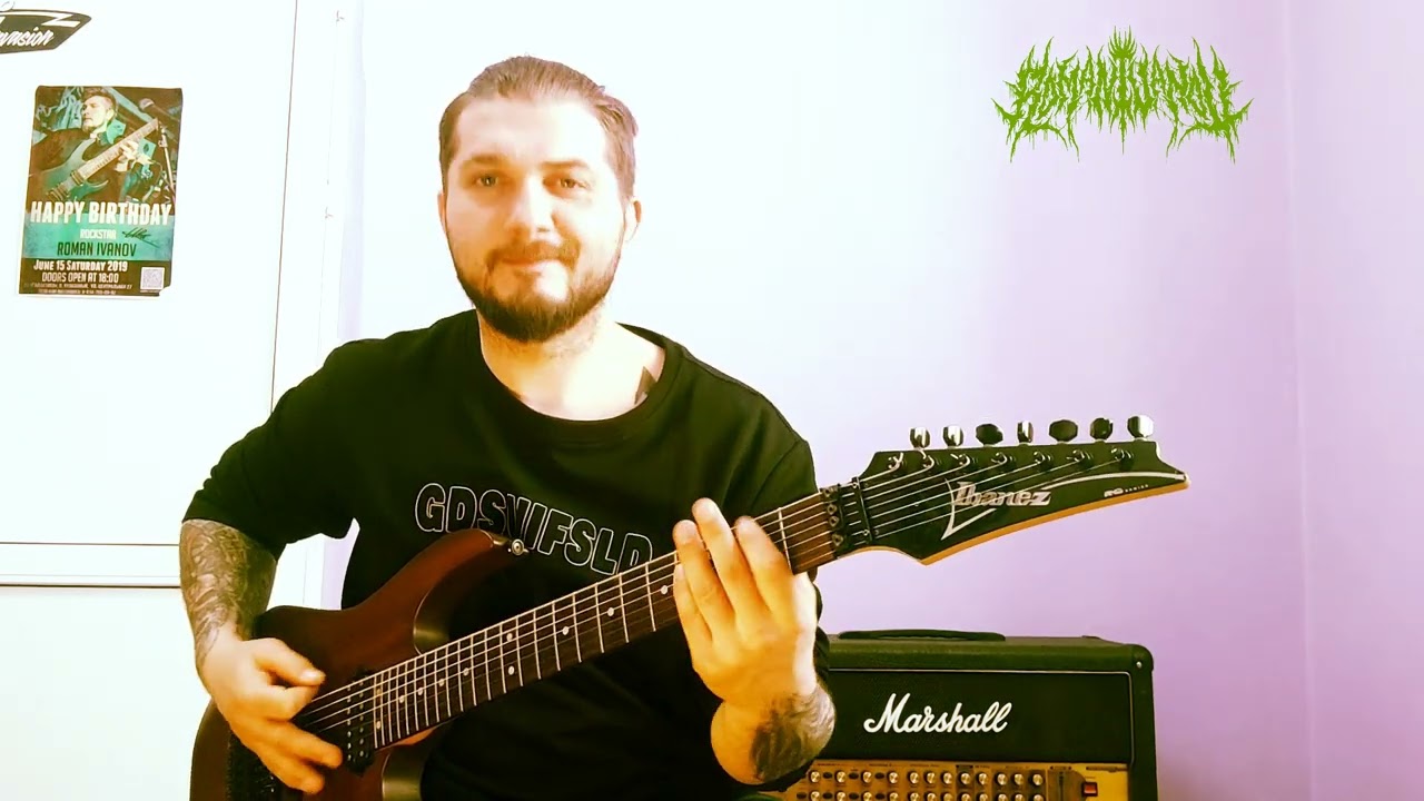 Six Feet Under - The Day The Dead Walked (Guitar cover)