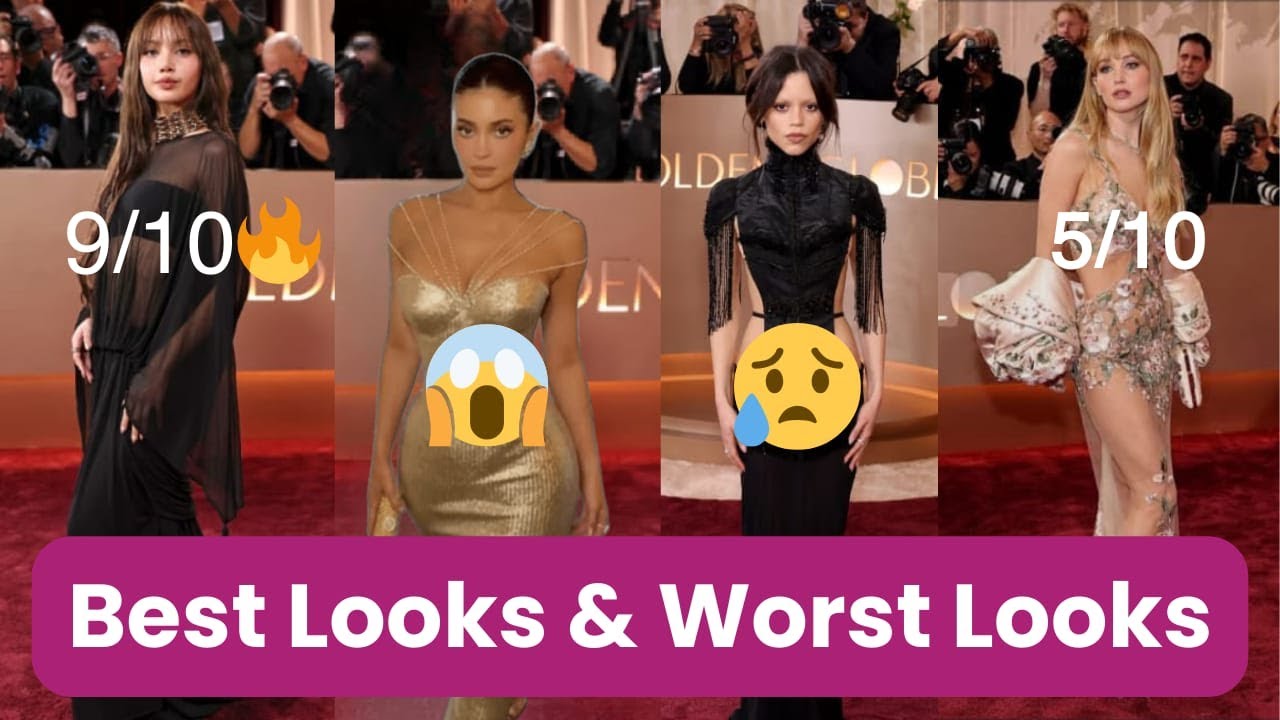 Selena Gomez and Kylie Jenner and Lisa shocked me :The Top 10 best and worst looks in Golden Globe 🔥