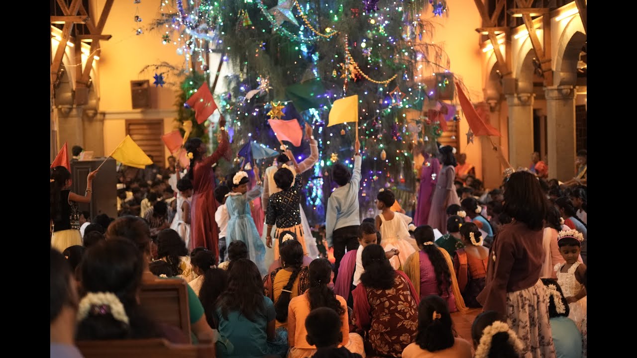 Singing around the Christmas Tree