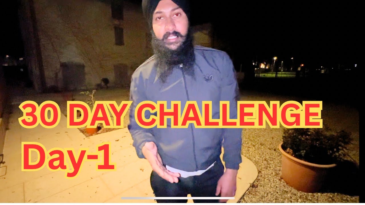 30 Day Fitness Challenge Day 1 | Italy Vich Hard Work To Baad Workout 💪