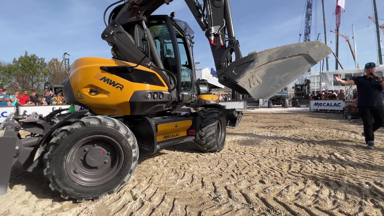 Mecalac Demo Show At Bauma 2022 Expo - 4K