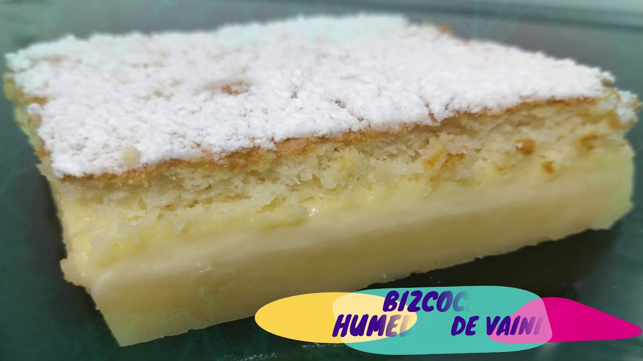 BIZCOCHO HUMEDO DE VAINILLA