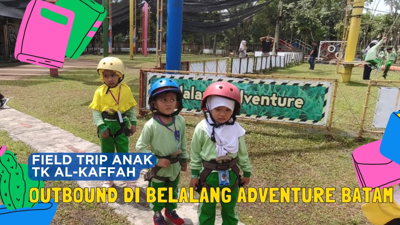 Outbond Anak TK Al Kaffah Batam di Belalang Adventure