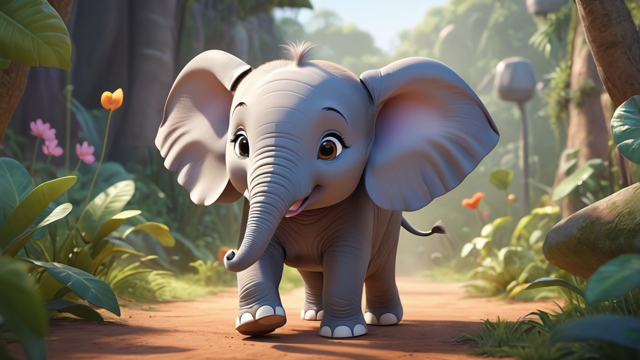 🐘 Ek Mota Hathi | एक मोटा हाथी | Hindi Rhymes for Kids | Kids Masti Rhymes