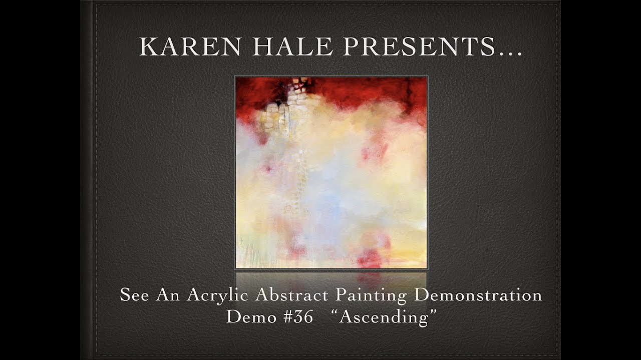 Demonstration of an Abstract Painting-Demo #36