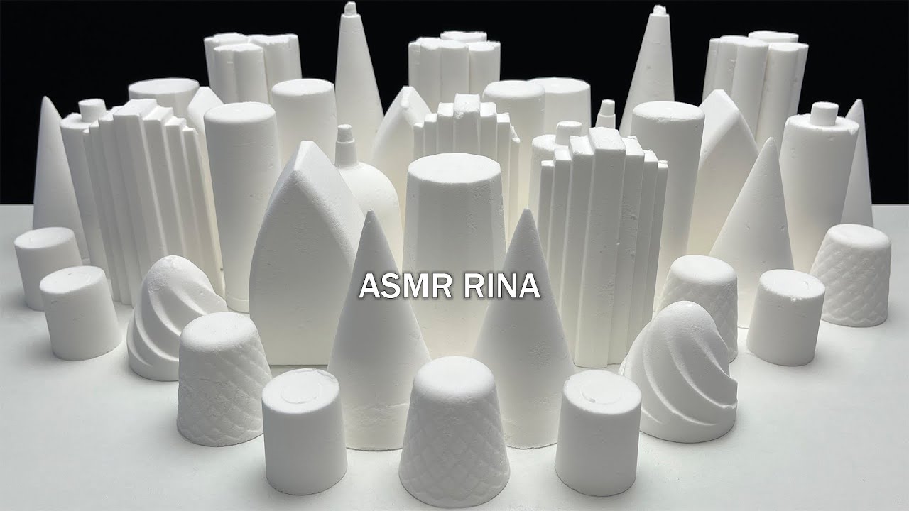 ASMR baking soda skyscrapers