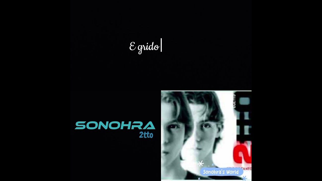 2tto / @Sonohra - Grido E Canto (Testo Ufficiale)