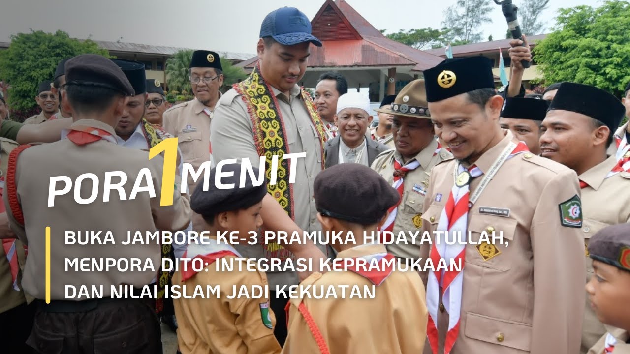 Menpora Dito Buka Jambore Ke-3 Satuan Komunitas Pramuka Hidayatullah