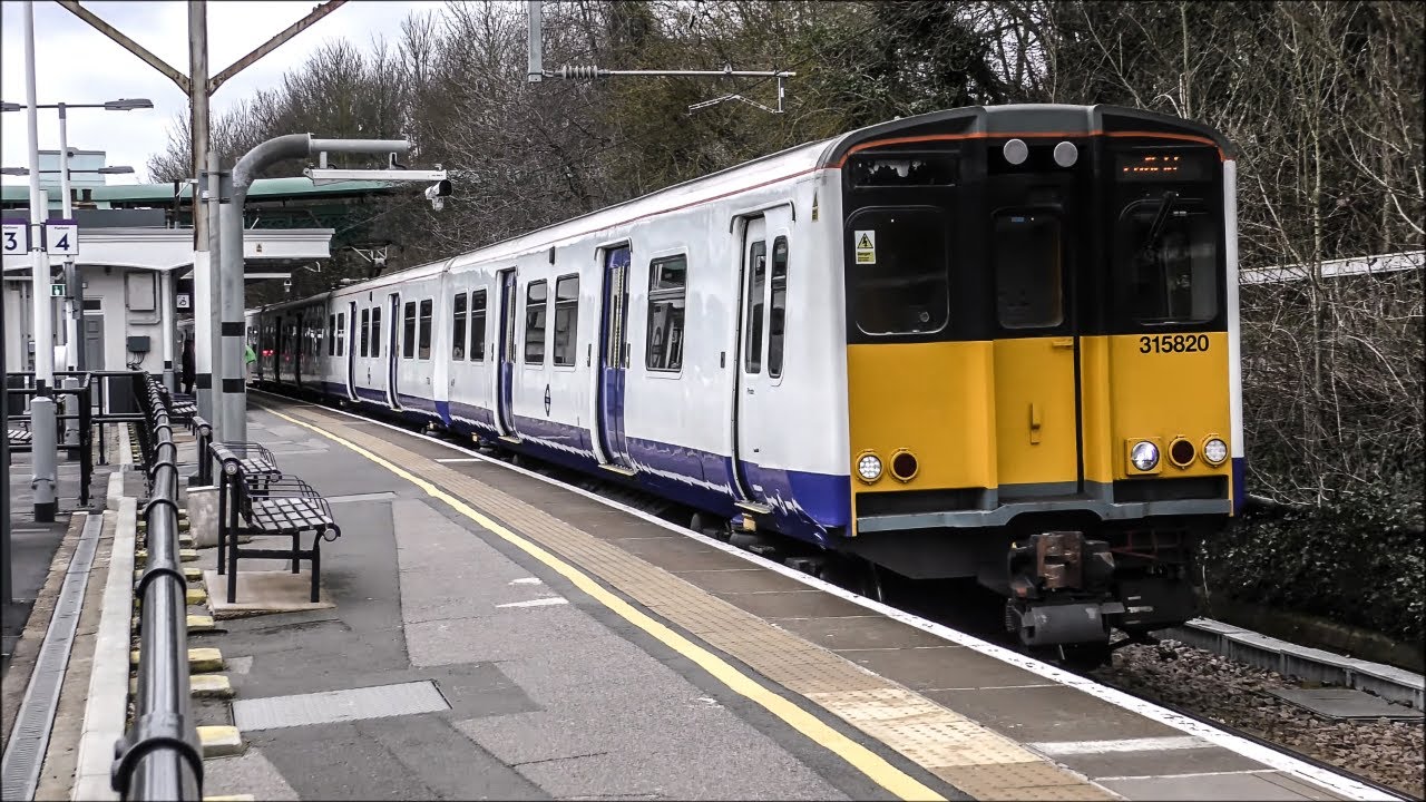 Trains at Gidea Park, GEML | 20/02/20