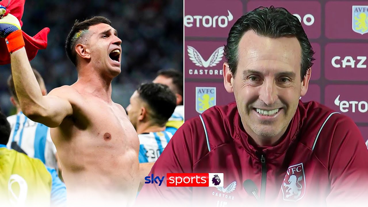 Emery says he'll speak to Emi Martinez about his World Cup celebrations!