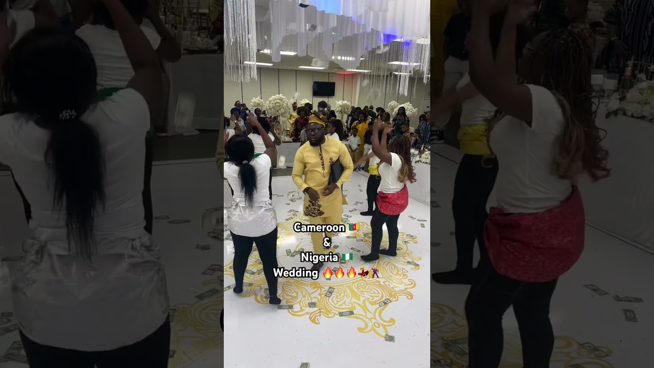 African wedding reception 