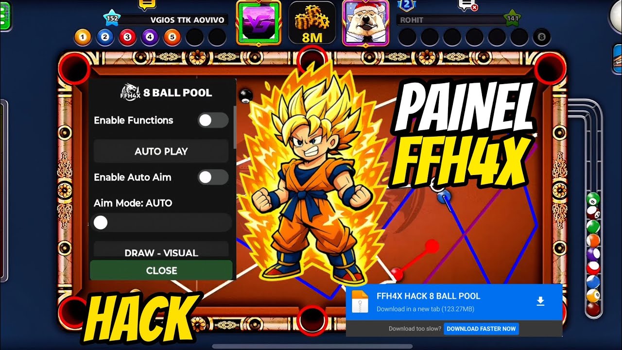 SAIU!!🎱 FFHH4X 8 BALL POOL 🎯 HACK GRÁTIS 2026!! ATUALIZADO  | VIP | ANDROID & iOS | 100% ANTI-BAN 🔥