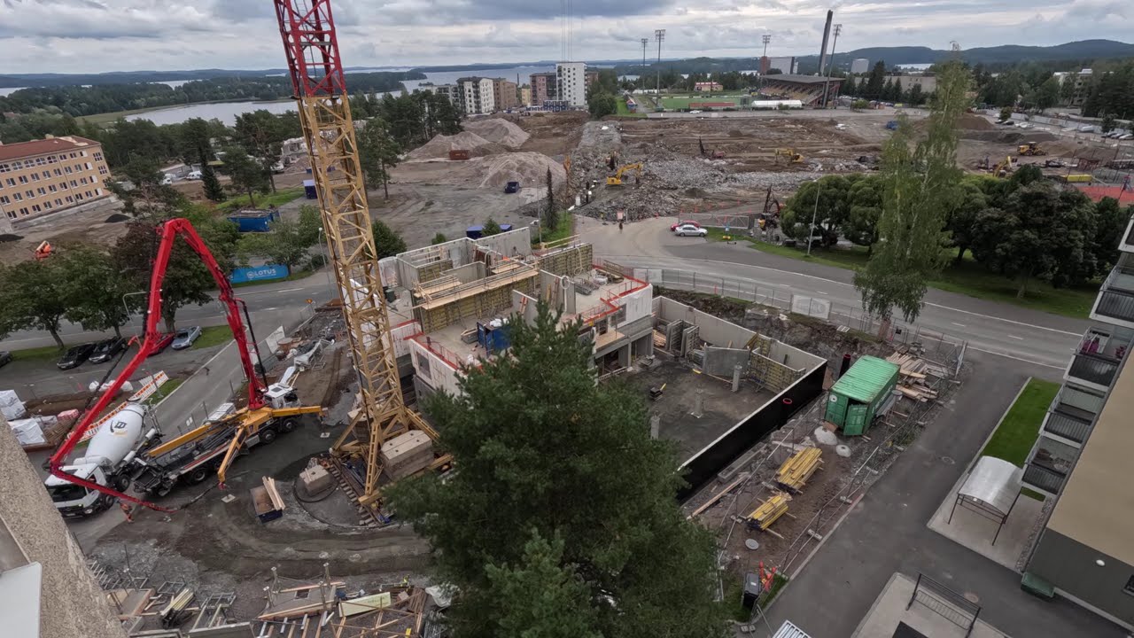 Mölymäki – kerrostalon rakentaminen 30.08.20234
