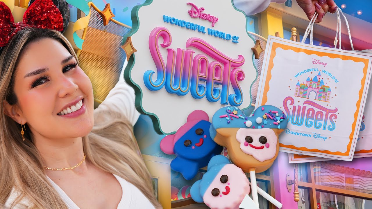 NOW OPEN! Tour of Wonderful World of Sweets Plus Loungefly & Lug Bags! Disneyland Vlog 2025