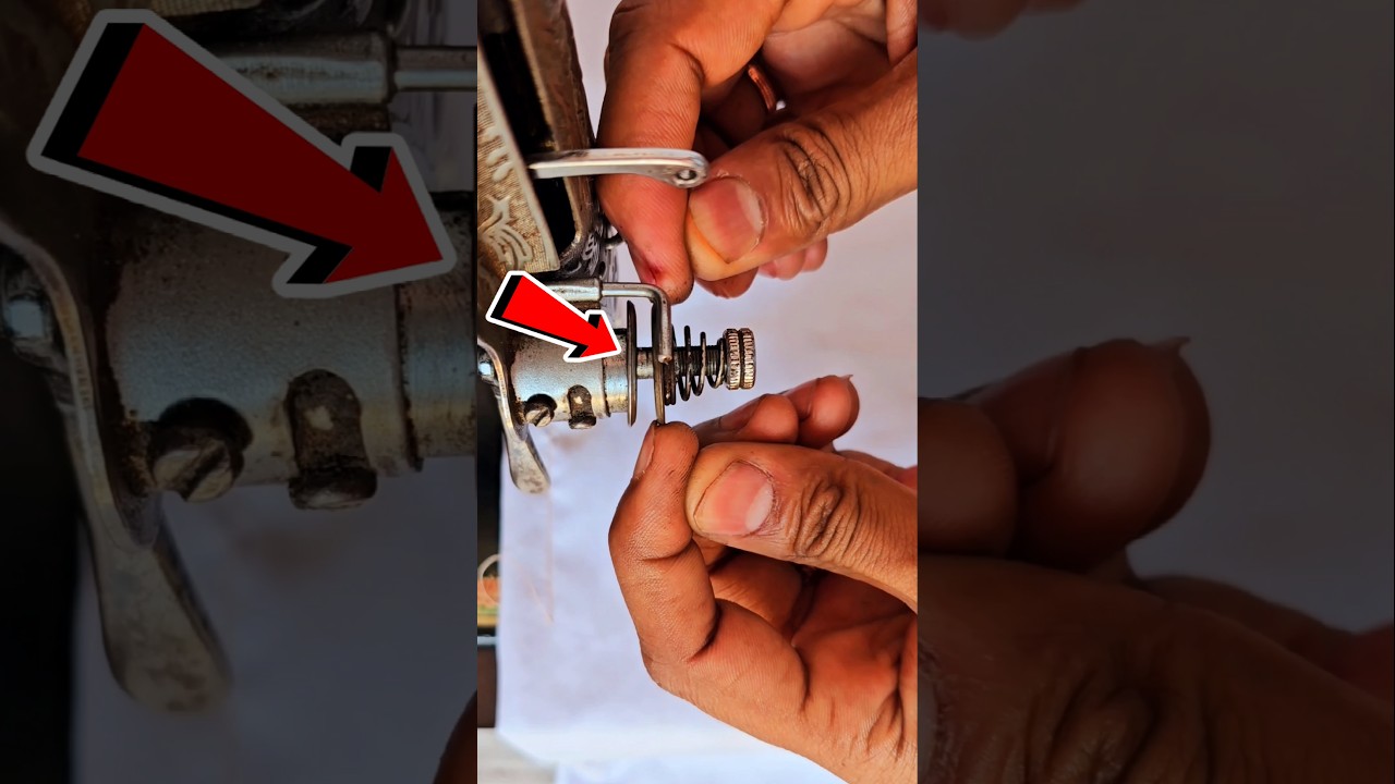 😎sewing machine tension assembly fitting || sewing machine parts assembly video