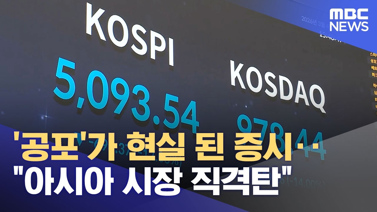 '공포'가 현실 된 증시‥