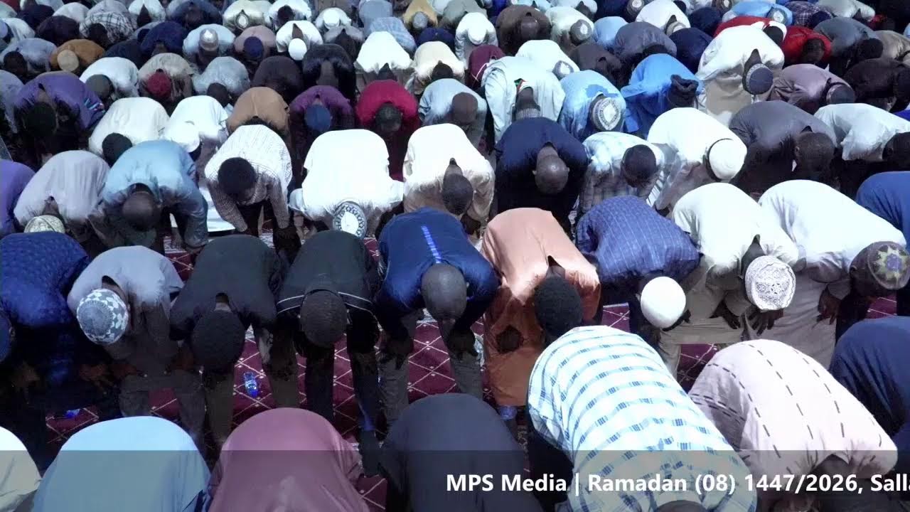 Kai tsaye: Sallar Tarawihi Ramadan (08) 1447/2026  Daga Masjid Banu Commassie KTN