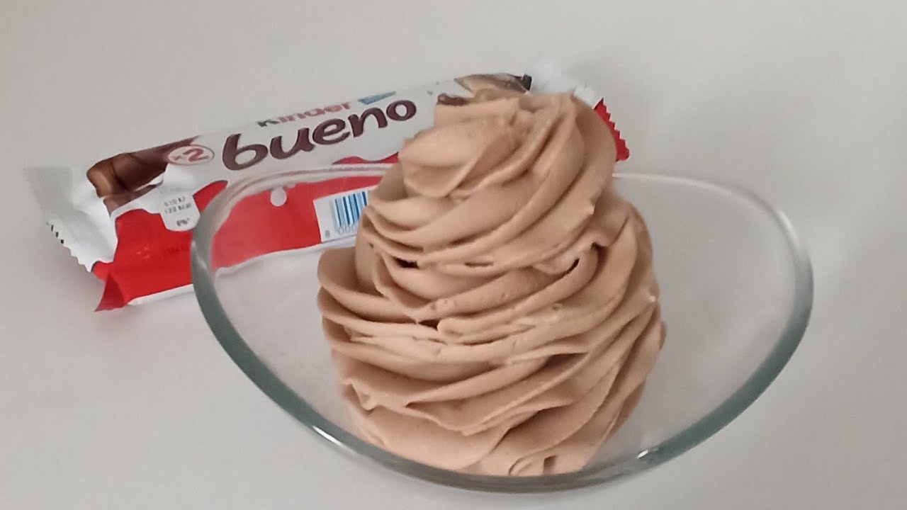 Delicieuse ganache montée aux Kinders Buenos