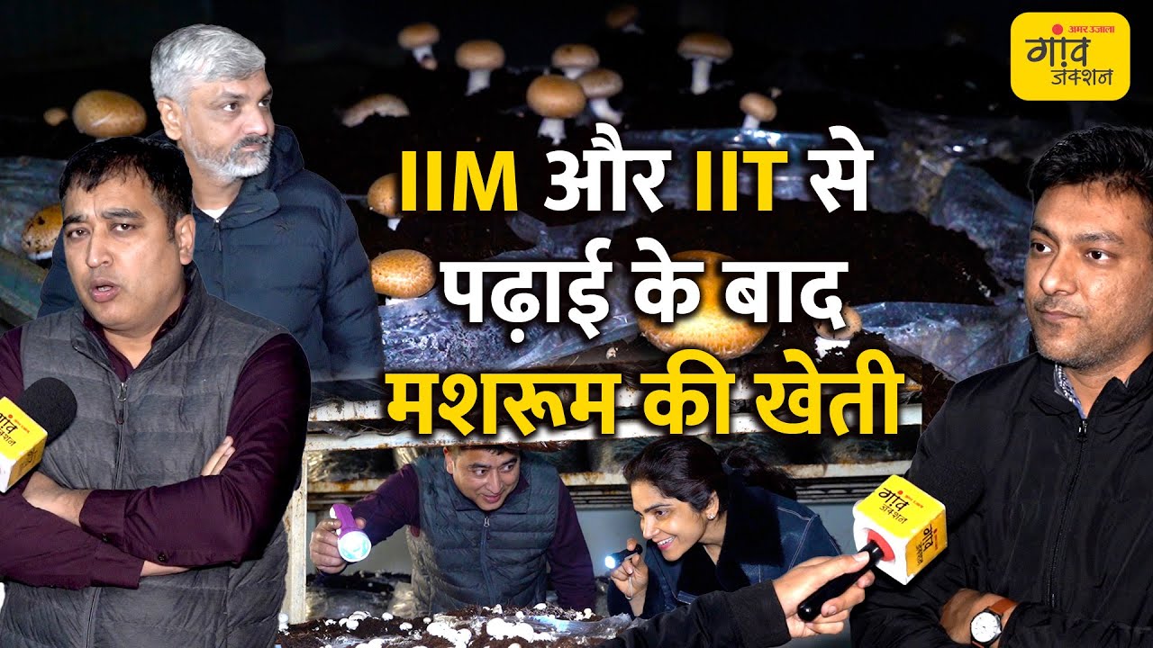 सालाना 12 से 13 करोड़ का मशरूम बेच रहे IITian किसान | Gaon Junction LIVE
