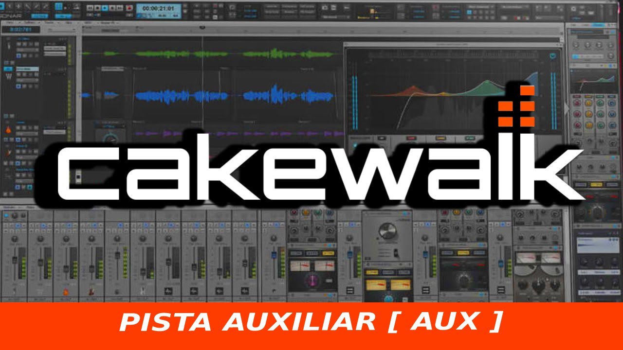 Tutorial Completo Cakewalk en español 2023  - Capitulo 37 PISTA AUXILIAR