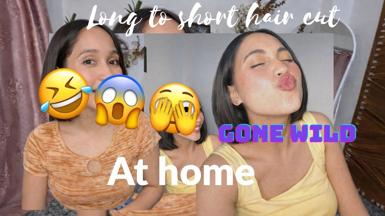 Haircut at home yourself - From long hair to short hair | Mini Life Talk #rant #yapping 