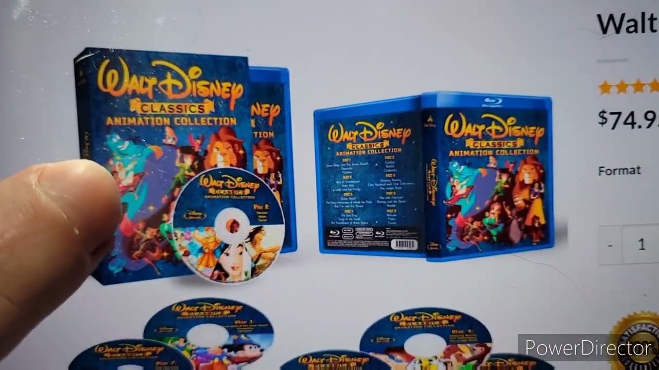 Предупреждение о контрабанде коллекции Disney Classics Animations на eBay