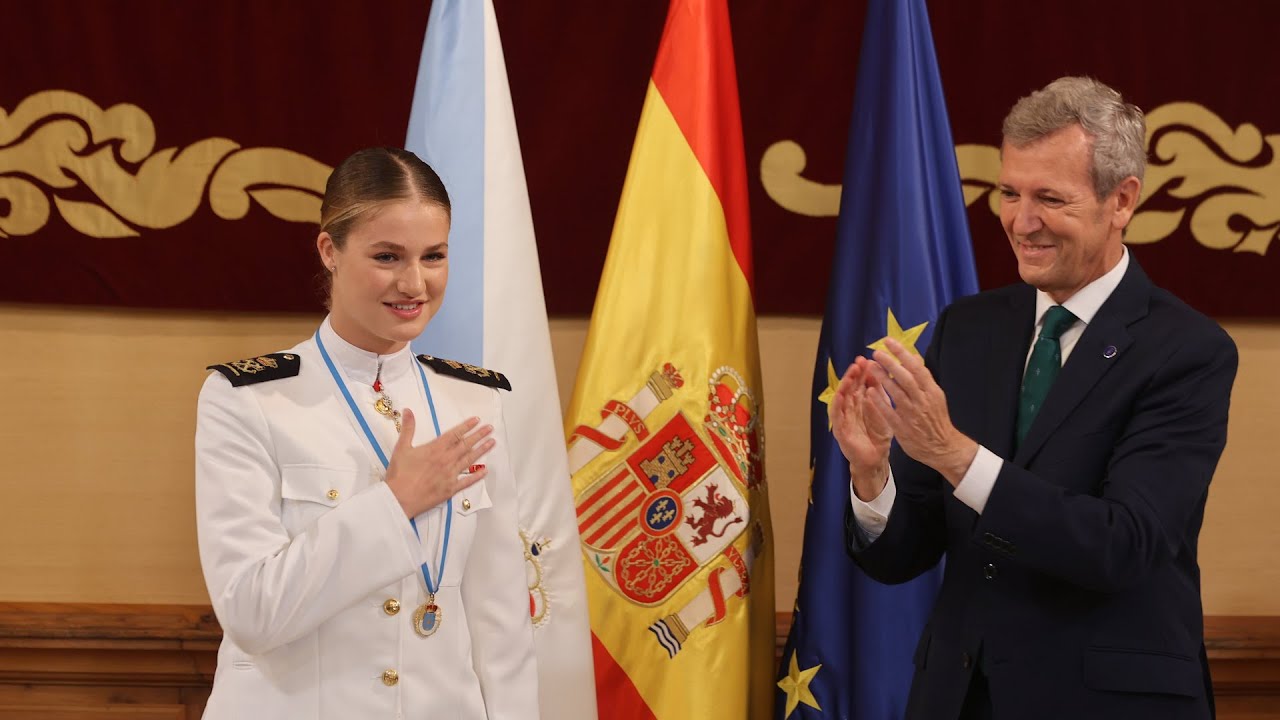 La princesa Leonor recibe la Medalla de Galicia 2025