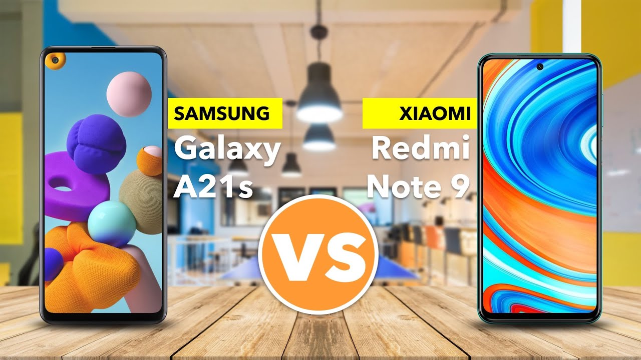 Samsung Galaxy A21s vs Xiaomi Redmi Note 9