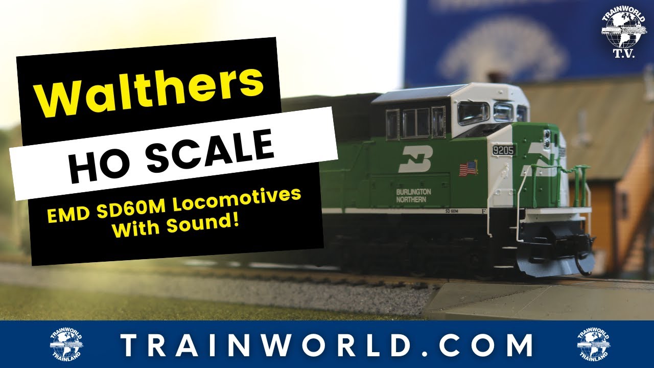 Ho Scale Walthers EMD SD60M Locomotives