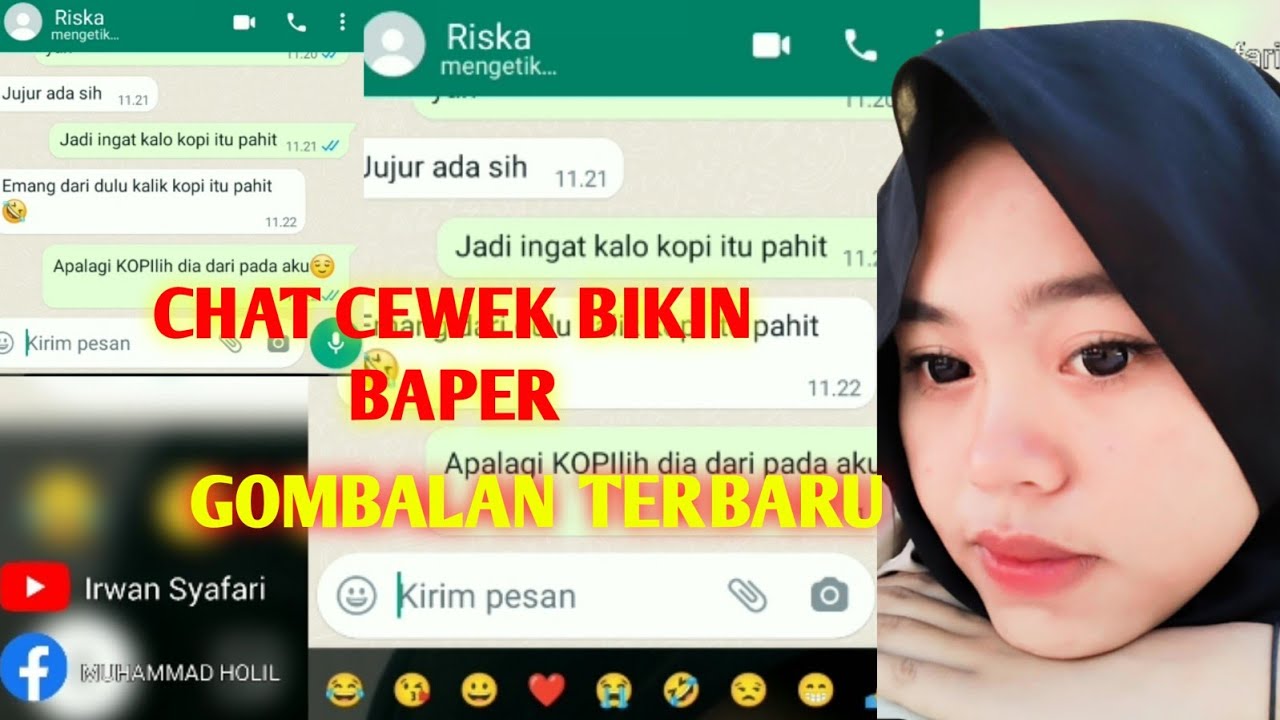 CHAT CEWEK BIKIN BAPER || FULL GOMBALAN TERBARU