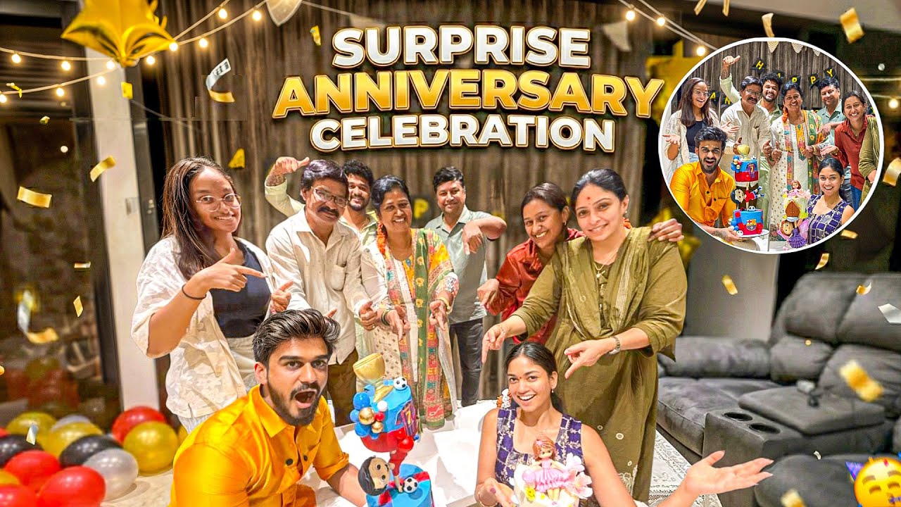 Neha mane li Surprise Anniversary Celebration🤭🙈 | Samsameer_insta