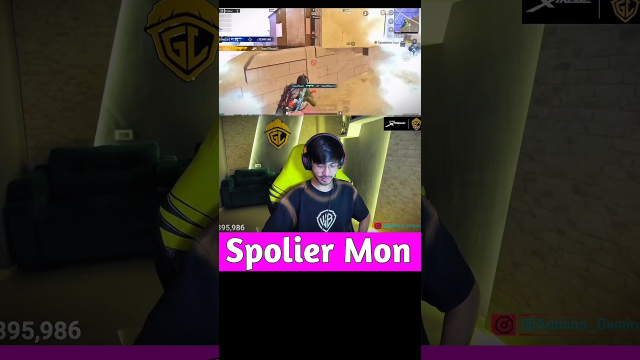Admin React Manya IGL Drop Fight Pochniki #adminogaming #godlike #bgmi #jonathan Spolier_mon