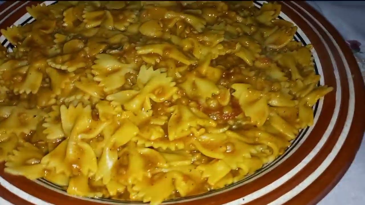 أغرب رفيسة بالمعكرونة تقدري ذوقيها بدون لحوم 😱