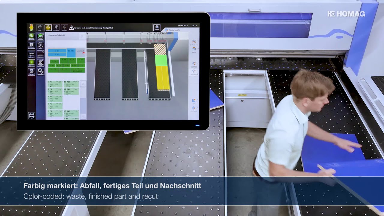 HOMAG Sägen und ihre Technik: intelliGuide – das erste intelligente Bediener-Assistenz-System