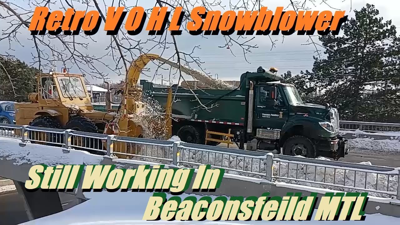 1 17 24 A 1990 VOHL SNOWBLOWER STILL WORKING IN BEACONSFEILD MONTREAL