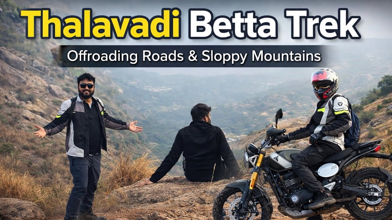 Thalavadi Betta Trek | Extreme Offroading Bike Ride & Hilltop Adventure 🏍️⛰️