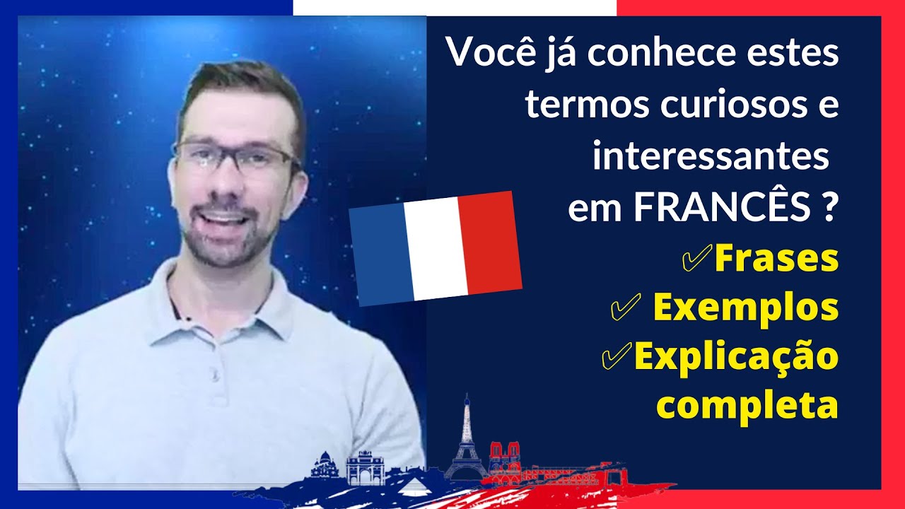 Termos curiosos / engraçados em FRANCÊS - Palavras e expressões interessantes em francês