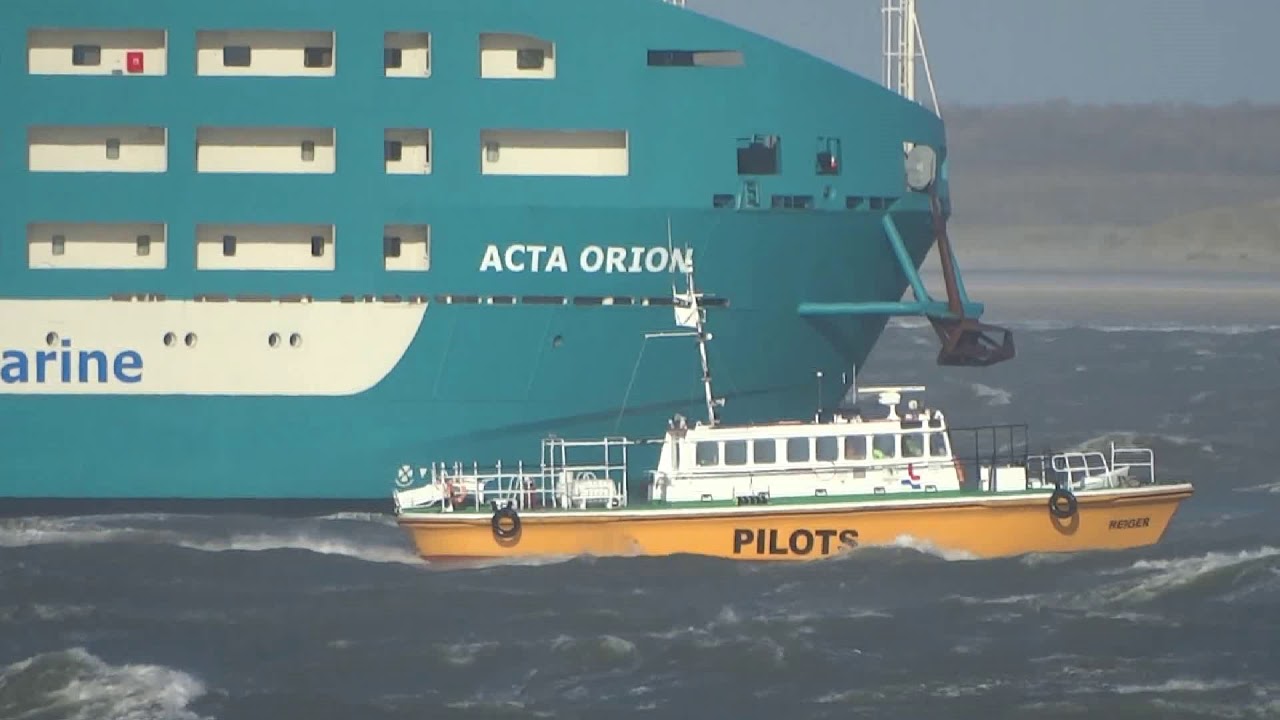 loodsboot Reiger & Acta Orion 7 februari 2019