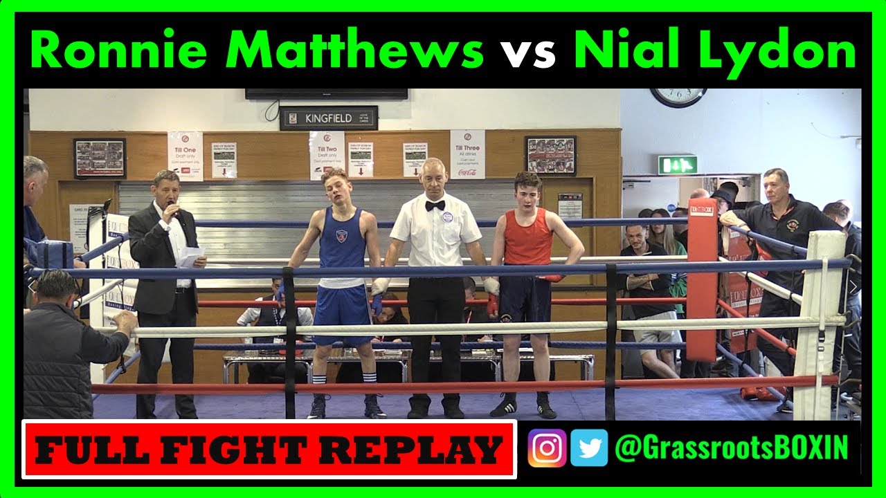 Ronnie Matthews vs Nial Lydon - FULL FIGHT - Guildford Amateur Boxing Show (30/04/23)