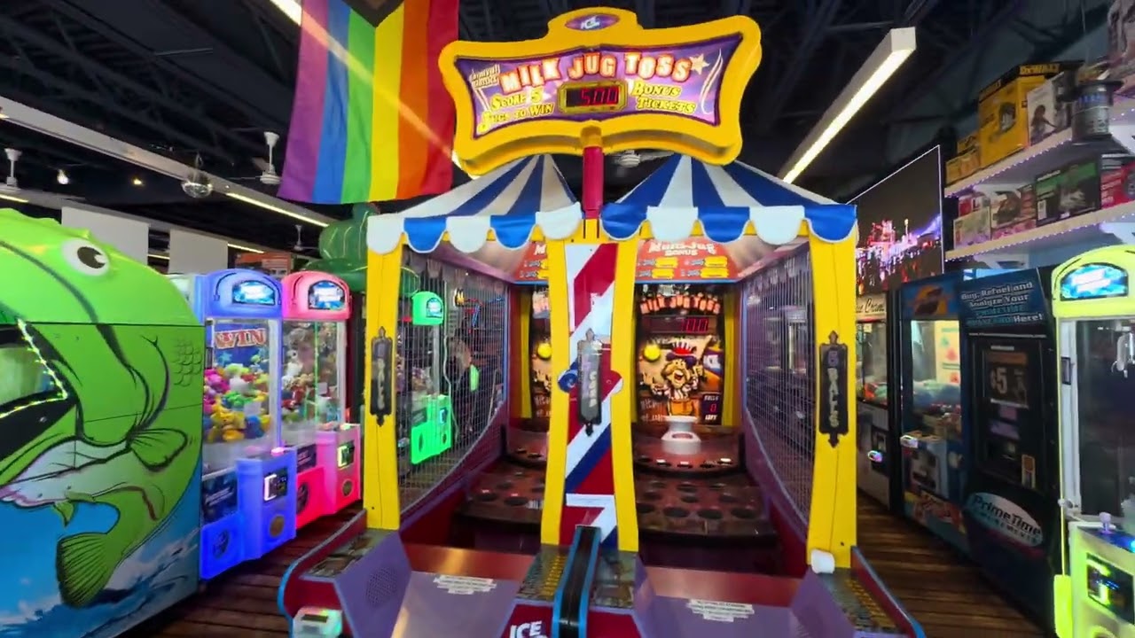 Shake Shoppe Arcade (Seaside Heights NJ), 4K arcade walkthrough & tour, June 2024